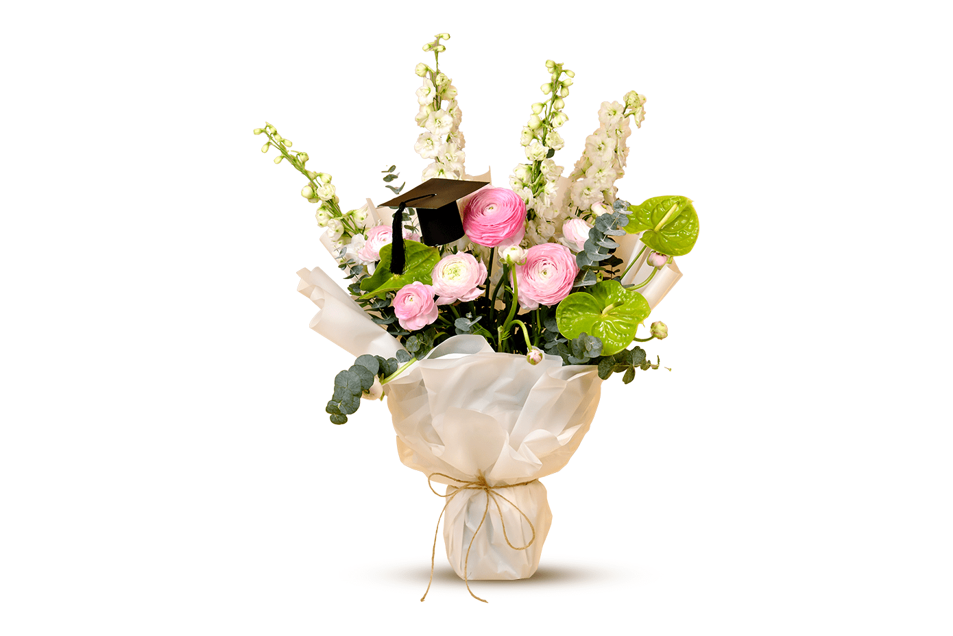 Blush and Bloom Bouquet | Flowers Delivery Dubai | The Botanical Lounge