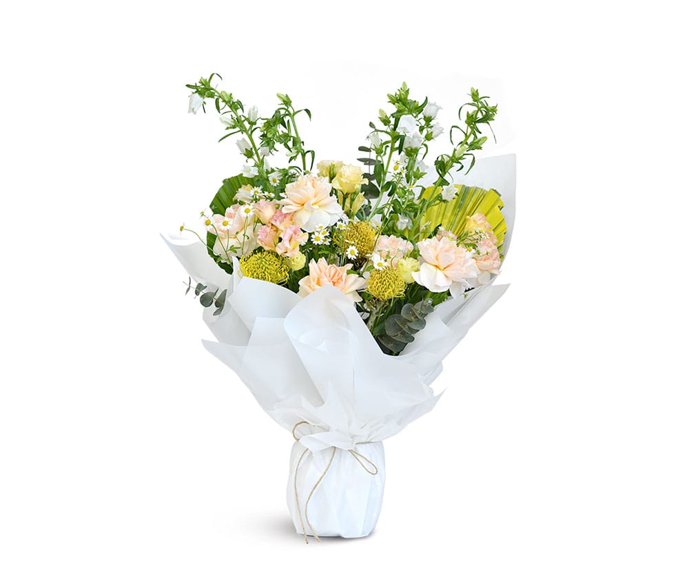 Blushing Morning Bouquet | Premium Delivery UAE | The Botanical Lounge