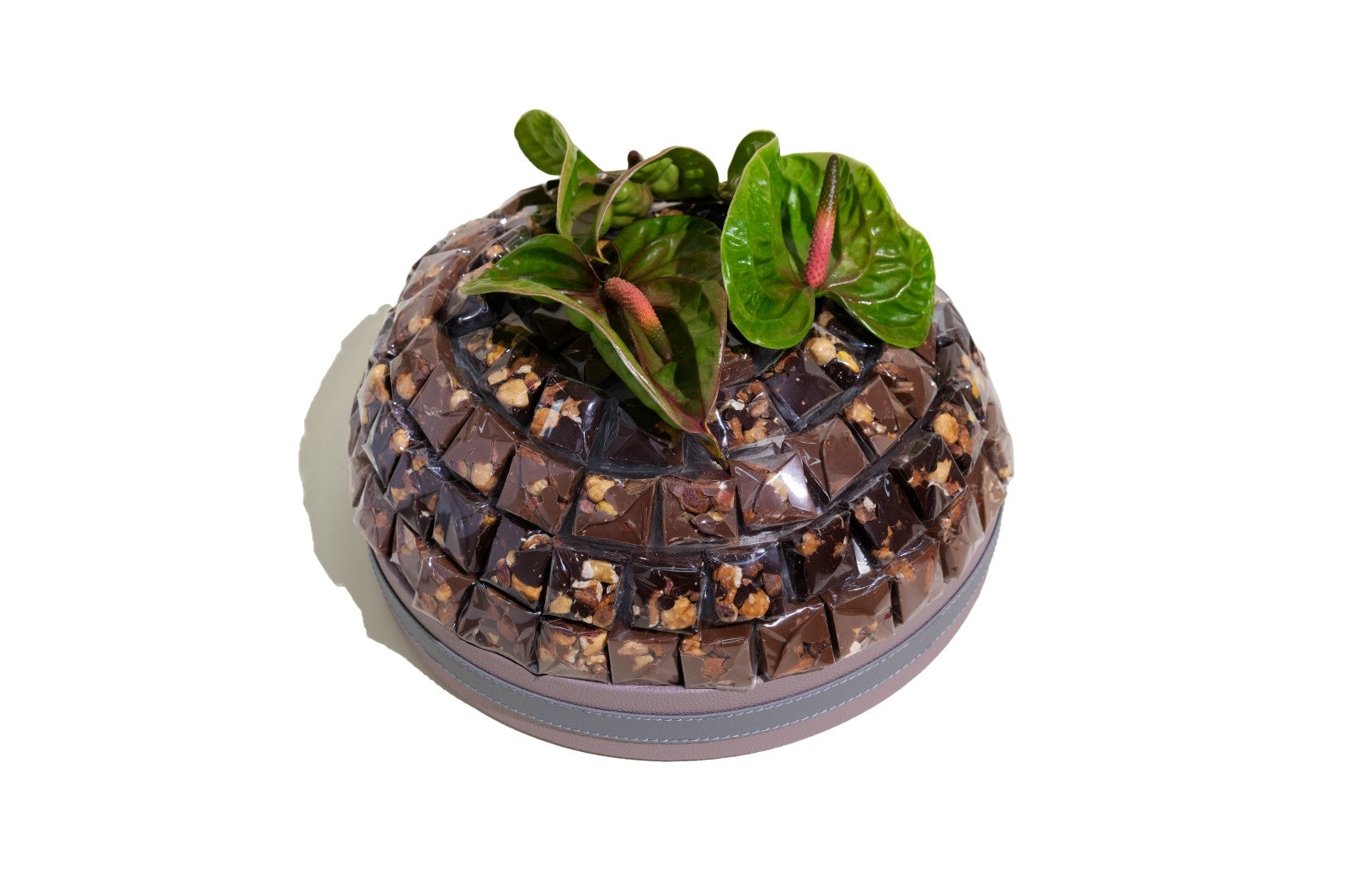 Choco anthur anthurium - Premium Gift Delivery Dubai - The Botanical Lounge