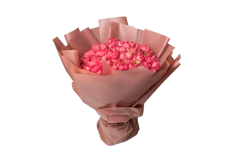 Julieta Raspberry Bouquet - Premium Flowers Delivery - The Botanical Lounge