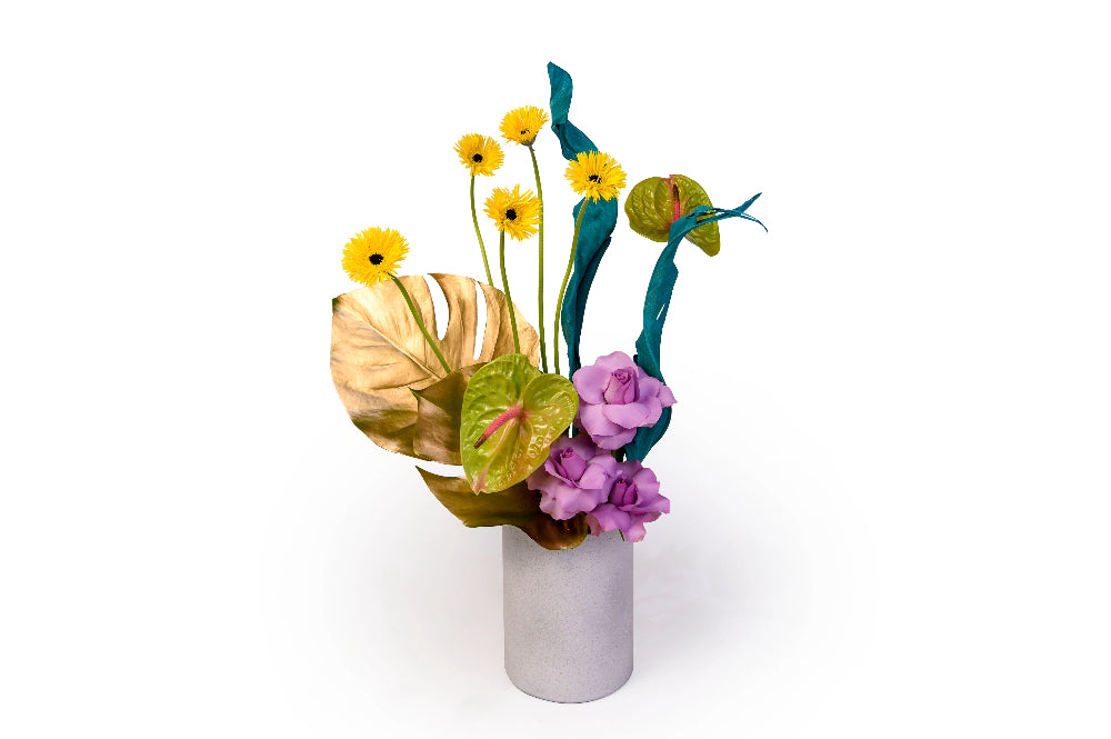 Cylinder Vase flowers