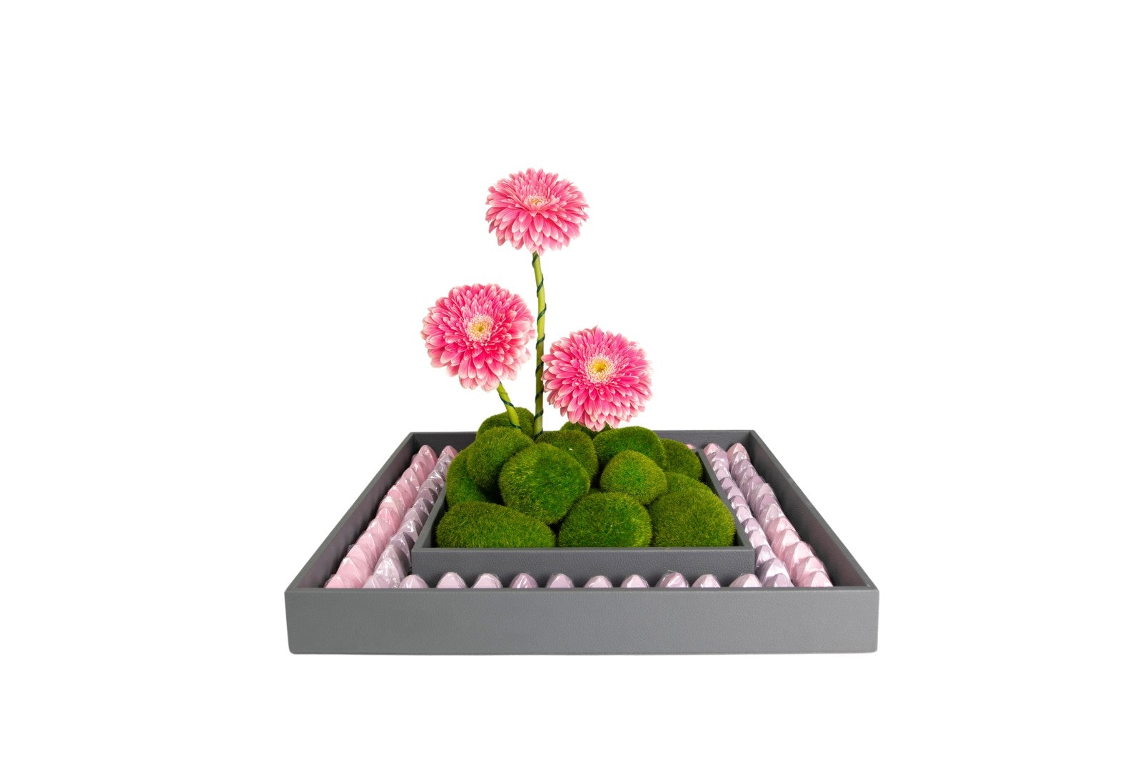 Pyramid Pink Choco Bera - Premium Flowers Delivery UAE